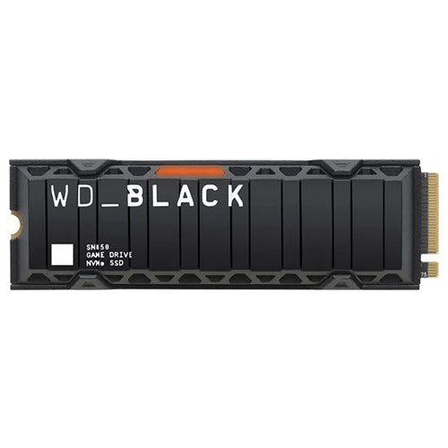 WD Black SN850 (PCIe 4.0, PS5 Comp) w/Heatsink 500GB 2280 NVMe M.2 Preowned