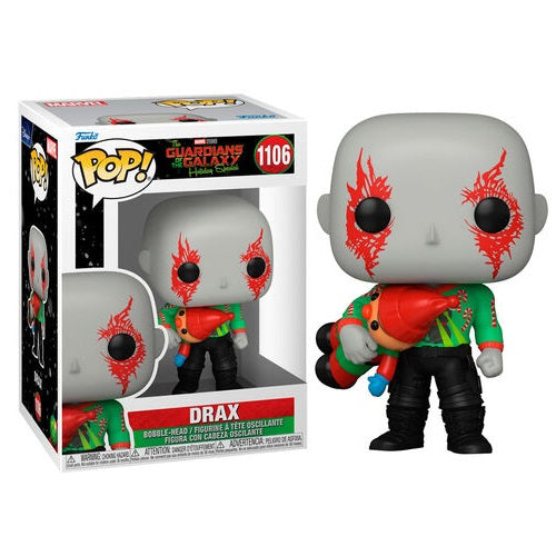 Funko Pop! - The Guardians Of The Galaxy Holiday Special [1106] Drax (3+) Preowned