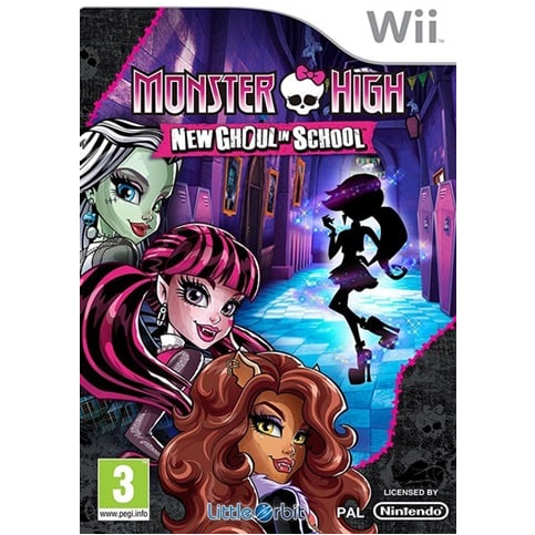 Wii - Monster High New Ghoul in School (3) Preowned