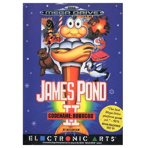 Mega Drive - James Pond II Codename Robocod With Manual Boxed Preowned