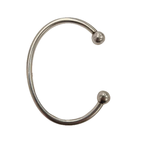 925 Sterling Silver Torque Bangle Open Cuff Design Approx 32g Preowned