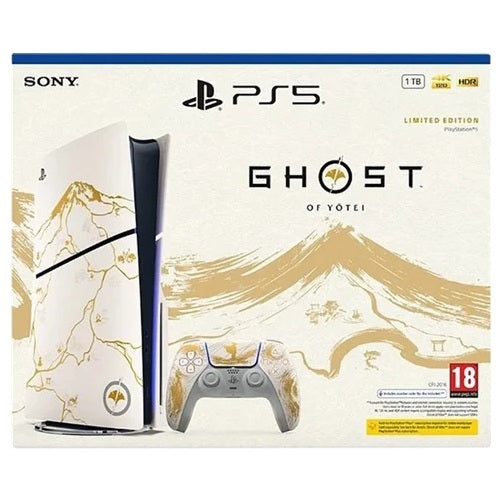 Playstation 5 Slim Console 1TB Ghost of Yotei Gold (No Game) Boxed