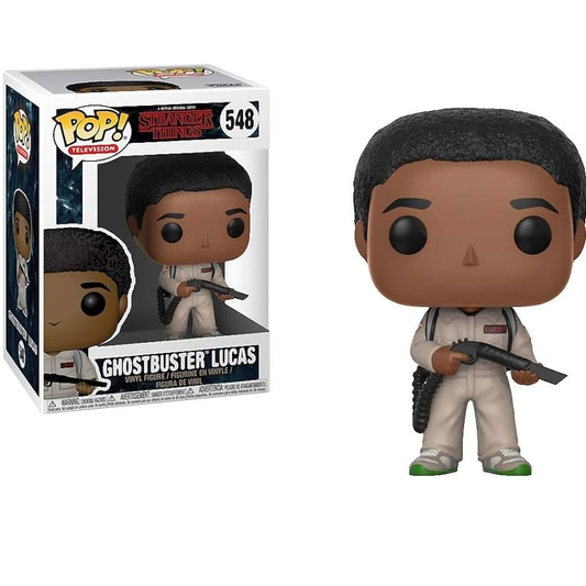 Funko Pop - Stranger Things [548] Ghostbuster Lucas (3+) Preowned