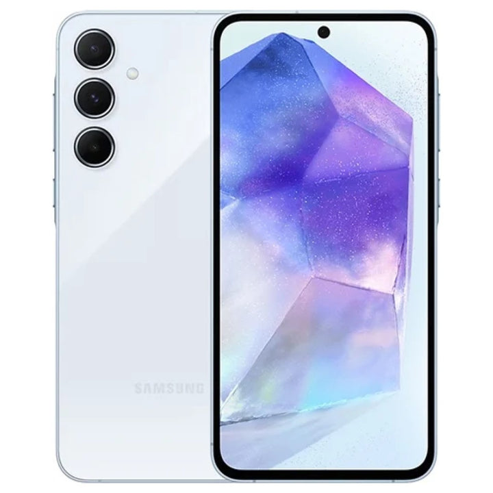 Samsung A55 5G 256GB Dual Sim Unlocked Awesome Iceblue Grade B Preowned