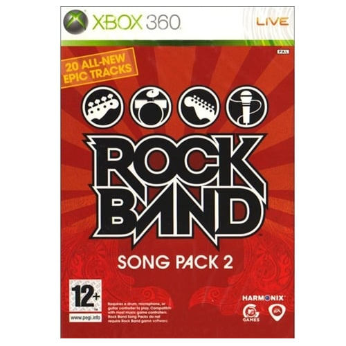 Xbox 360 - Rock Band Song Pack 2 (12+) Preowned
