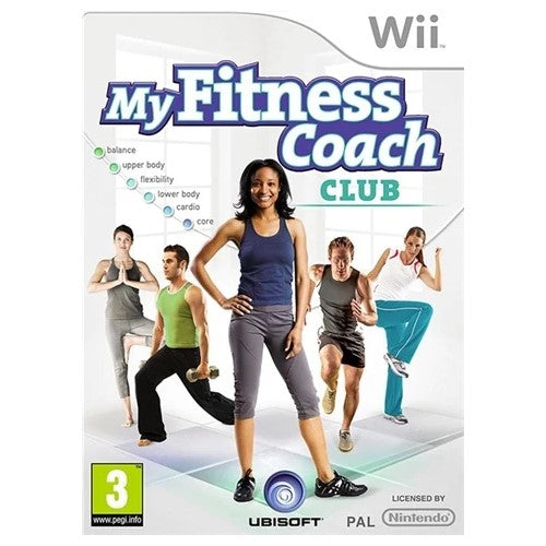 Wii - My Fitness Coach Club With Camera (3) Preowned