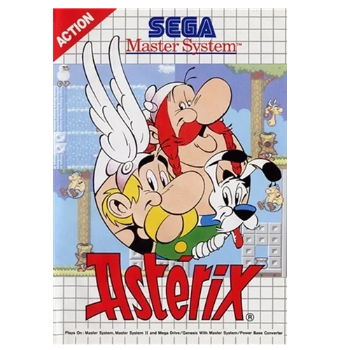 Master System - Asterix With Manual Boxed Preowned