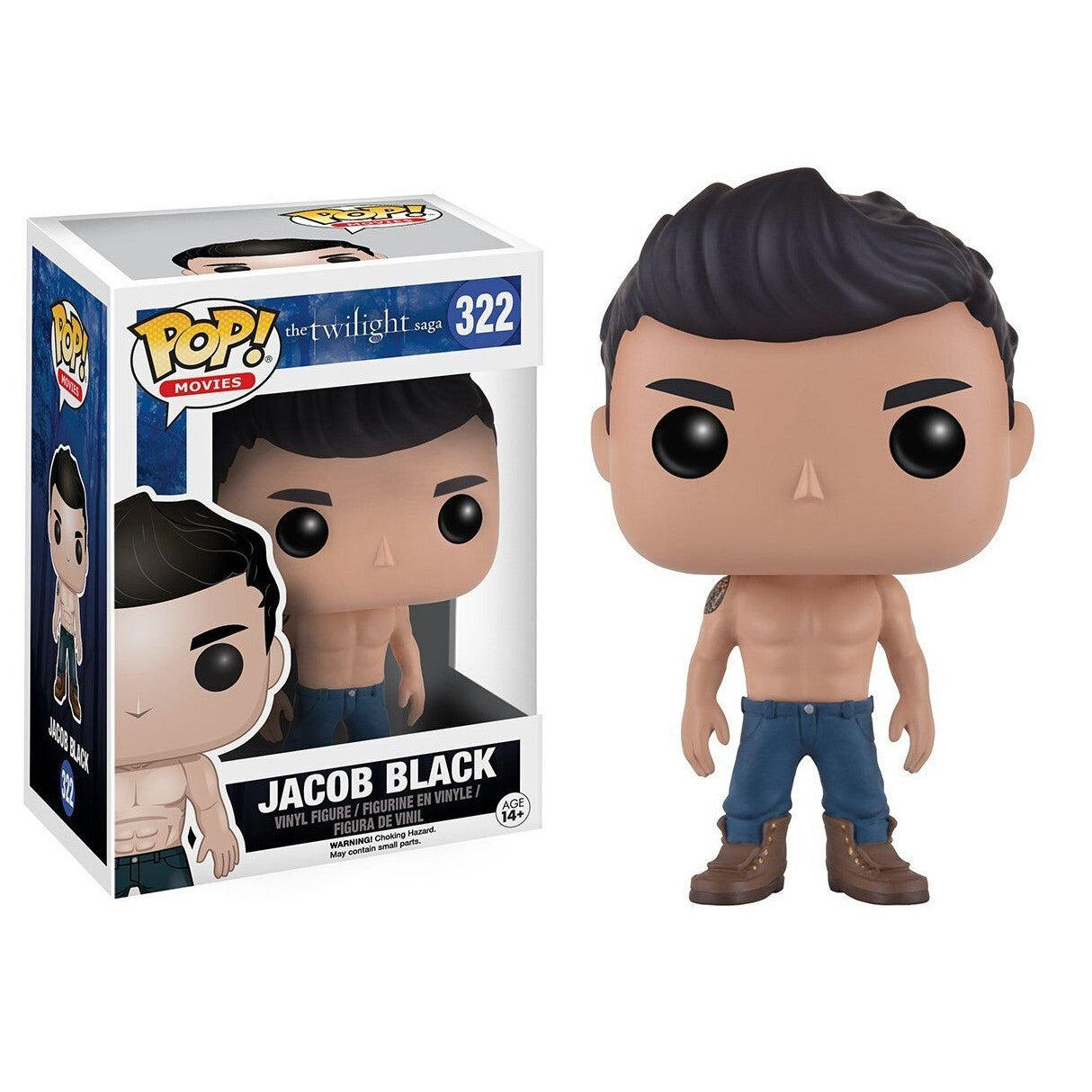 Funko Pop! - The Twilight Saga [322] Jacob Black (14+) Preowned