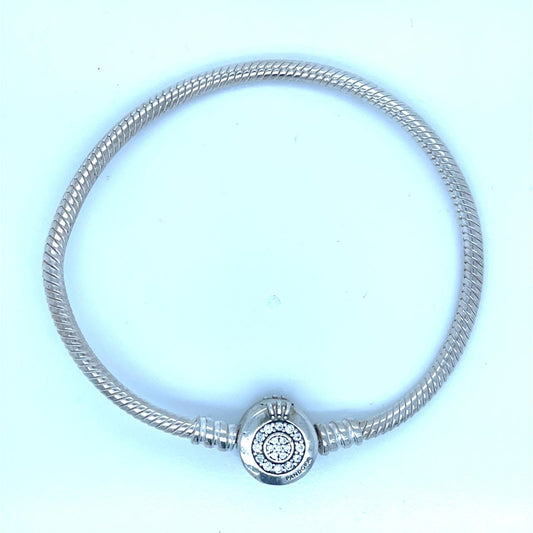 Pandora Moments Silver Bracelet 6" 15.0g Preowned