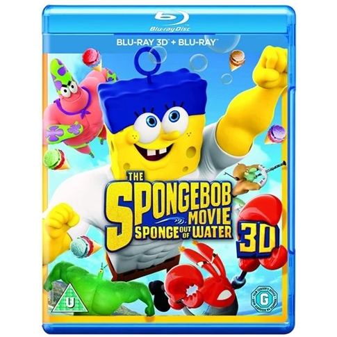 Blu-Ray - The SpongeBob Movie: Sponge Out Of Water 3D (U) Preowned