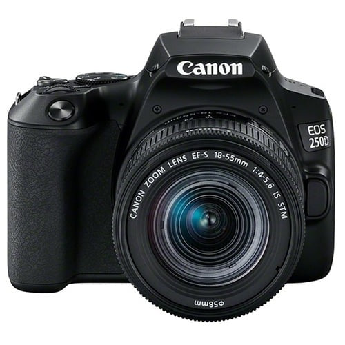 Canon EOS 250D 24.1M DSLR Camera & 18-55mm III Lens & Jintu 420-800mm Lens Grade B Preowned