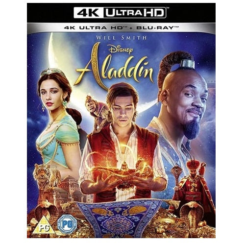 4K Blu-Ray - Aladdin (PG) Preowned