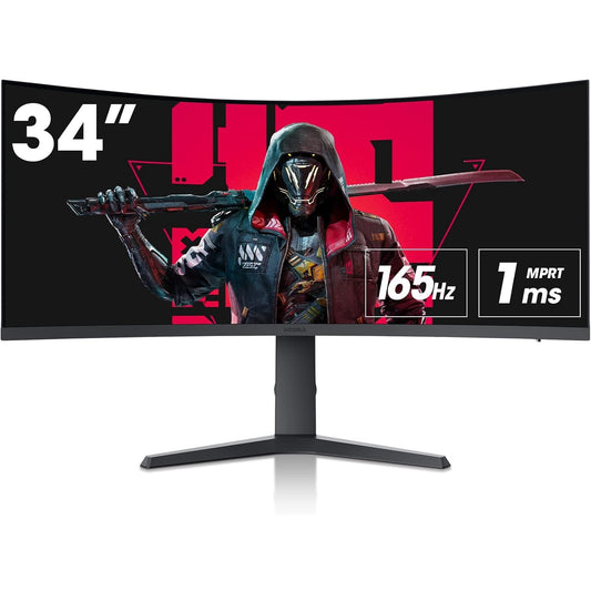 Koorui MG34H8Q 34" WQHD 165HZ Gaming Monitor Grade B Collection Only Preowned