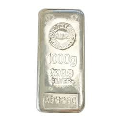 Royal Mint 1000g 999 Fine Silver Bar Preowned