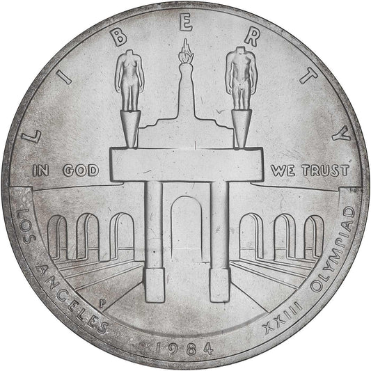 USA "1 Dollar" XXIII Olympiad 1984 Coin Preowned