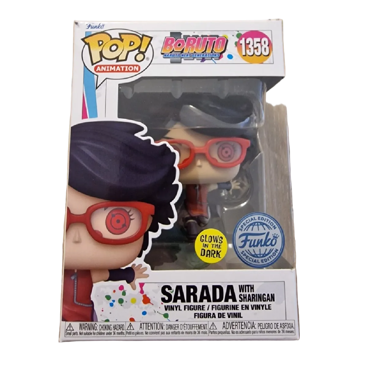 Funko Pop - Boruto [1358] Sarada With Sharingan (3+) Preowned