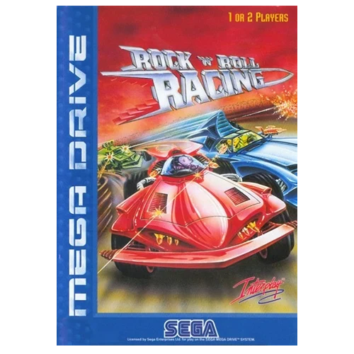 Mega Drive - Rock N Roll Racing Without Manual Boxed Preowned