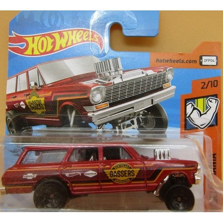 Hot Wheels - Muscle Mania - '64 Nova Wagon Gasser 2020 174/250 (3+) Preowned