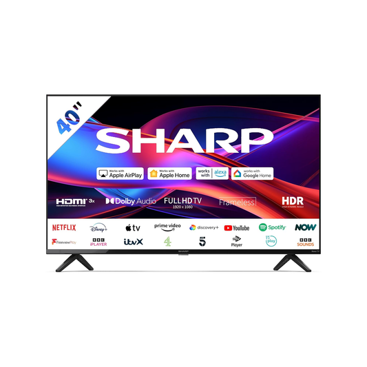 Sharp 40GD2225K 40" Full HD Roku Smart TV Grade B Preowned Collection Only