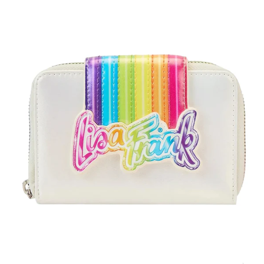 Loungefly Lisa Frank Rainbow Logo Zip Around Wallet Preowned