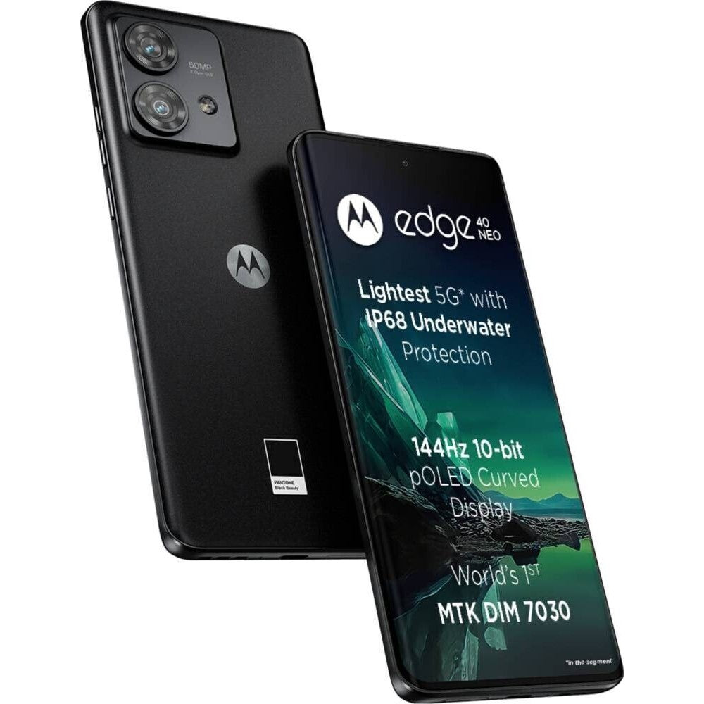 Motorola Moto Edge 40 Neo 256GB Unlocked Black Beauty Grade C Preowned