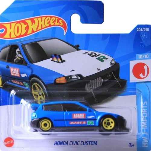 Hot Wheels HW J-Imports- Honda Civic Custom 2022 204/250 (3+) Preowned