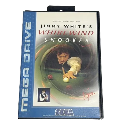 Sega Mega Drive - Jimmy White's Whirl Wind Snooker Without Manual Boxed Preowned