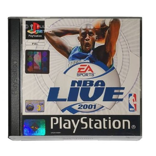 PS1 - NBA Live 2001 Boxed With Manual (3+) Preowned
