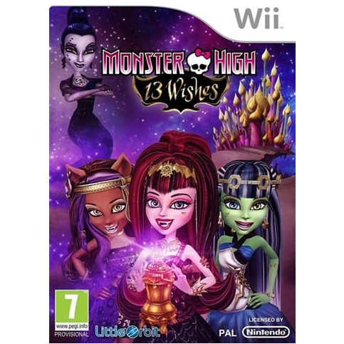 Wii - Moster High 13 Wishes (7) Preowned
