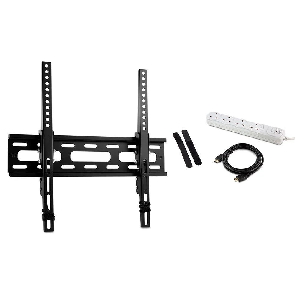 LOGIK LTPSKM18 Tilt 26-55" TV Bracket & Power Starter Kit Preowned