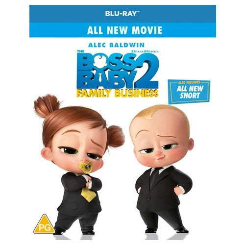 Blu-Ray - The Boss Baby 2 Family Business (PG) Preowned