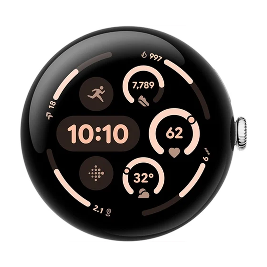 Google Pixel Watch 3 45mm BT Polished Silver Grade B Preowned