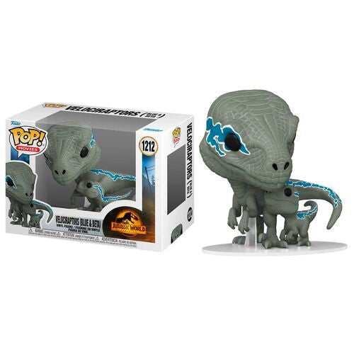 Funko Pop! - Jurassic World Dominion [1212] Velociraptors (Blue & Beta) (3+) Preowned