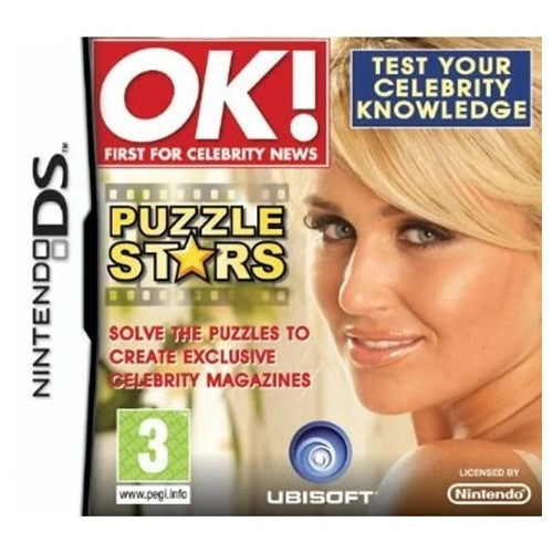 DS - OK! Puzzle Stars (3) Preowned
