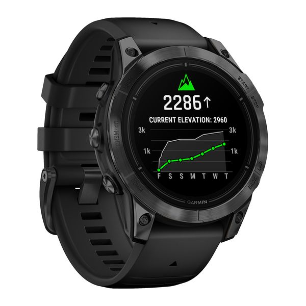 Garmin Epix Pro (Gen 2) 47mm GPS Smartwatch Slate Grey With Black Band Grade B Preowned