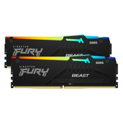 Kingston Fury Beast DDR5 16GB (2x8GB Sticks) 5600MT/s Grade B Preowned