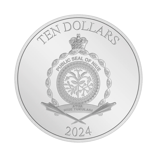 Warner - DC Villians - Harley Quinn 3oz Silver Coin