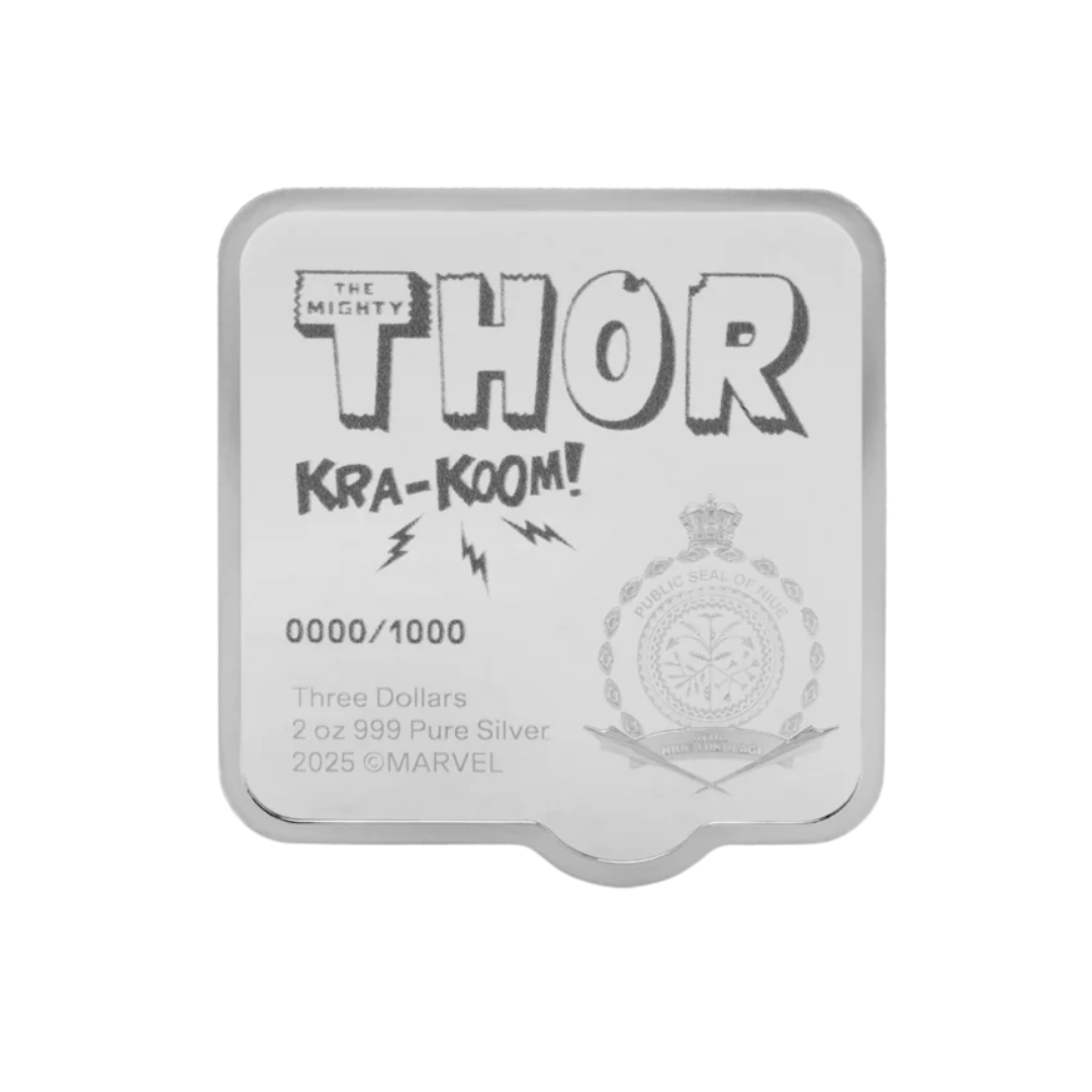 Marvel – Thor 'KRA-KOOM' 2oz Silver Collectible Coin