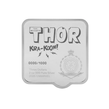 Marvel – Thor 'KRA-KOOM' 2oz Silver Collectible Coin