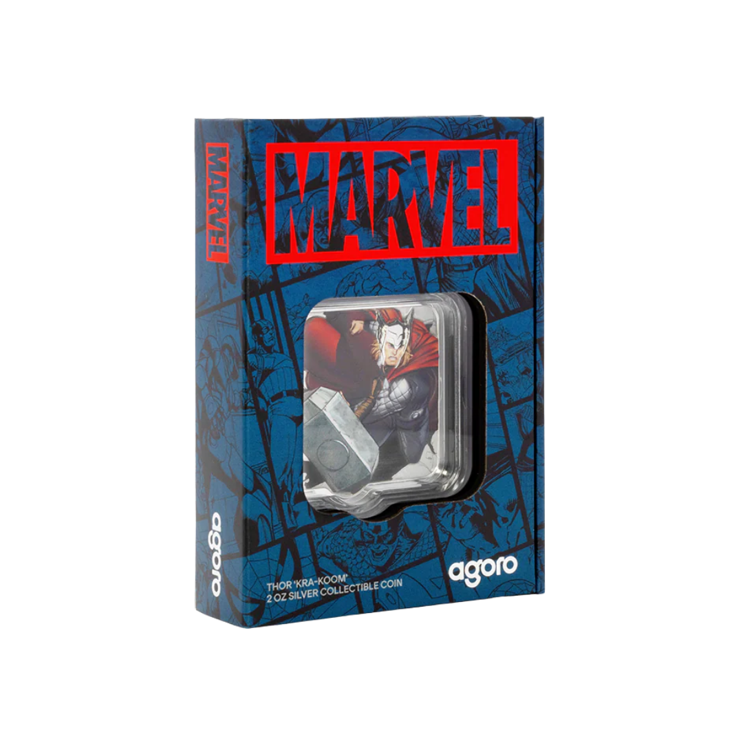 Marvel – Thor 'KRA-KOOM' 2oz Silver Collectible Coin