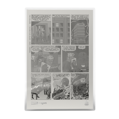 Marvel -  Fantastic Four - Art in Motion COMIX Fantastic Four #5 Foil 1oz Silver Foil