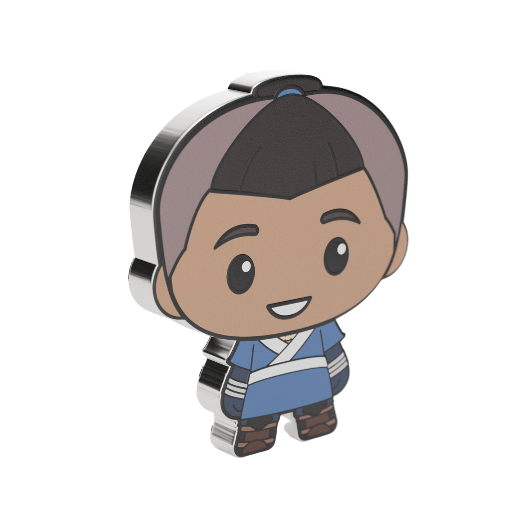 Avatar The Last Airbender - Sokka Chibi 1oz Silver Chibi Coin
