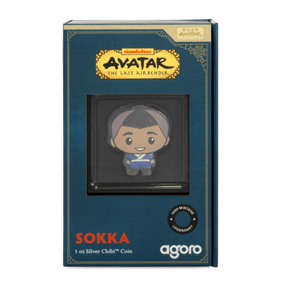 Avatar The Last Airbender - Sokka Chibi 1oz Silver Chibi Coin