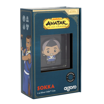 Avatar The Last Airbender - Sokka Chibi 1oz Silver Chibi Coin
