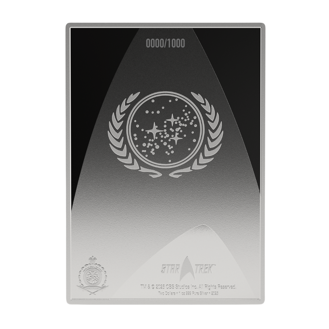 Star Trek - U.S.S. Enterprise NCC-01 Owners' Manual 1oz Silver Coin