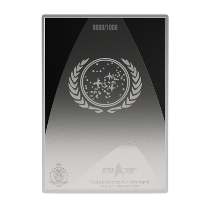 Star Trek - U.S.S. Enterprise NCC-01 Owners' Manual 1oz Silver Coin