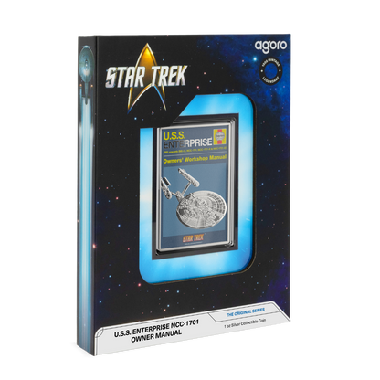 Star Trek - U.S.S. Enterprise NCC-01 Owners' Manual 1oz Silver Coin
