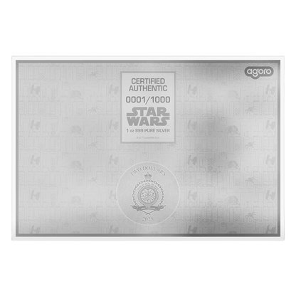 Star Wars Blueprint Series -5. Tie Fighter 1oz Silver Foil