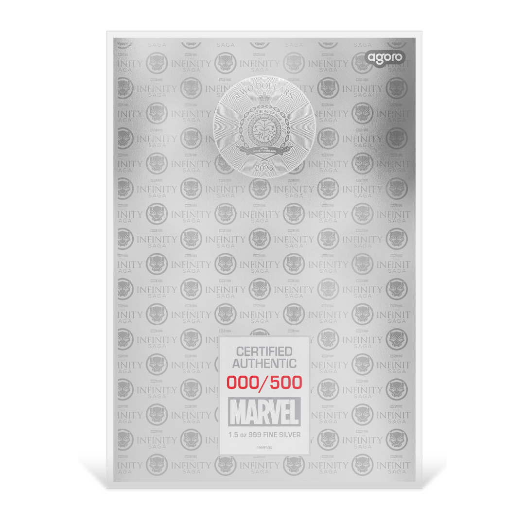 Marvel - Infinity Saga Foil Phase 3 - Black Panther: 4. - 1.5oz Silver Foil