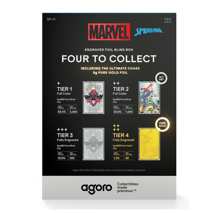 Marvel - Blind Box - Spider Man Engraved Foil: 1 - 5g Foil